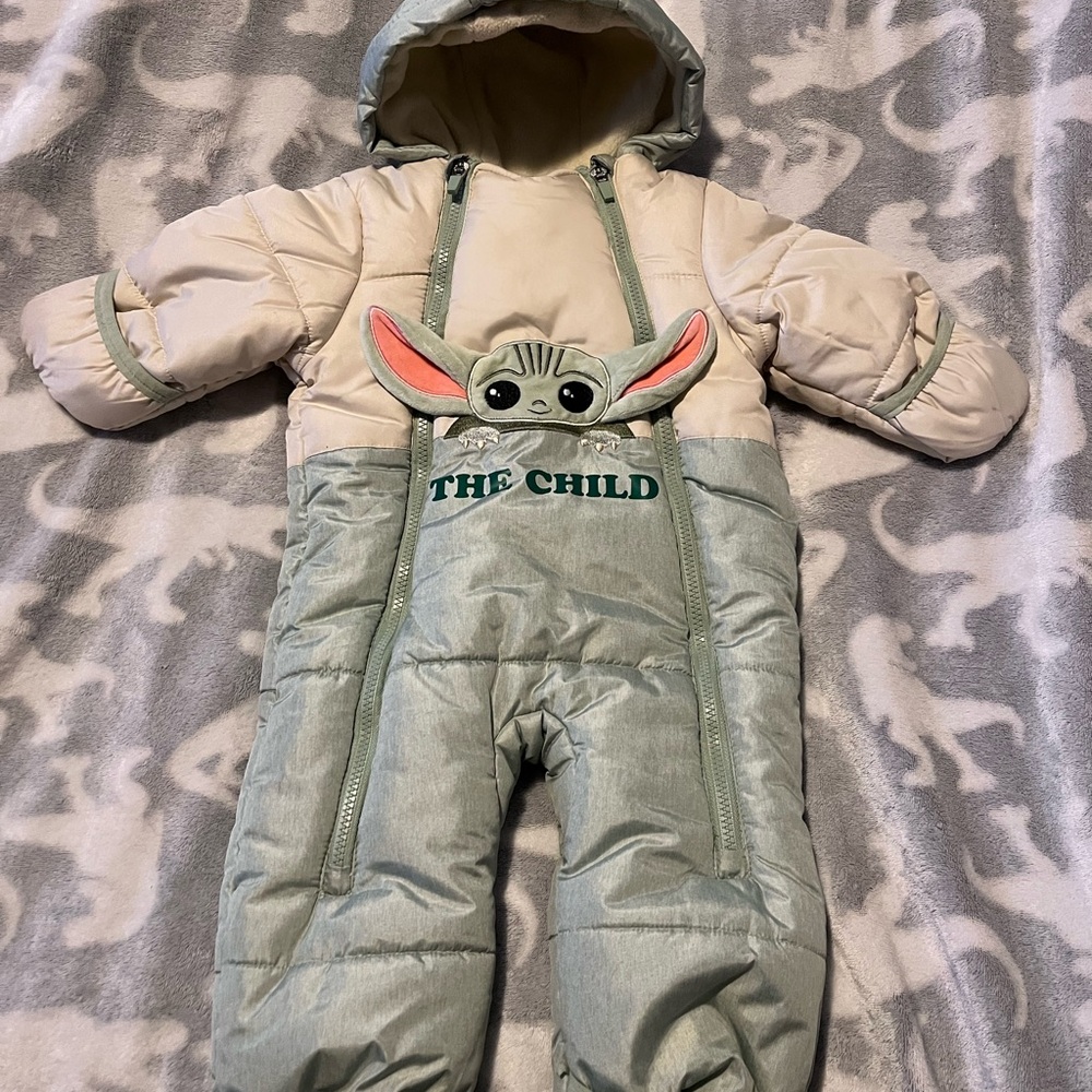 Baby Yoda snowsuit